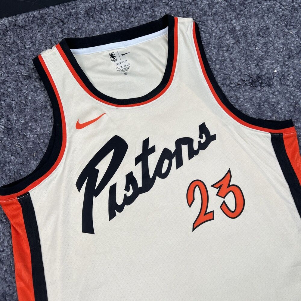 Nike Jayden Ivey Detroit Pistons City Edition Wingman Jersey Size 44(M)